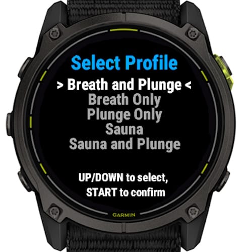 Garmin Watch UI